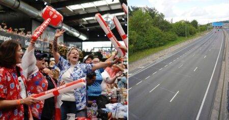 Major roads left empty as nation watches Lionesses in World Cup Final