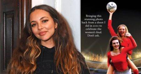 Jade Thirlwall celebrates Lionesses with bizarre photoshoot