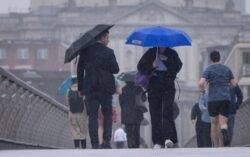 UK storm warning upgraded with ‘threat to damage buildings’