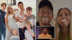 Stacey Solomon and Joe Swash channel their inner Ross Geller in hilarious spray tan blunder