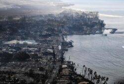 Mystery around cause of Hawaii wildfires as aerial shots reveal horrific damage