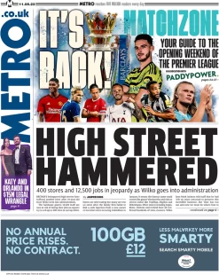 Metro – High street hammered 