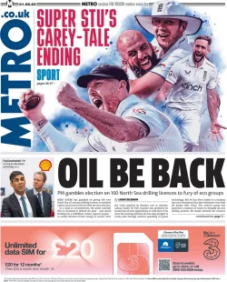 Metro – Oil be back 