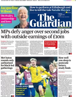 The Guardian – MPs defy anger over second jobs with outside earnings of £10m 