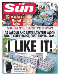 The Sun – Migrants back the barge: I like it 