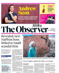 The Observer –  Revealed: New NatWest boss linked to Saudi scandal firm 