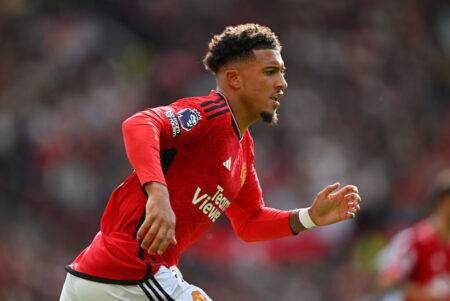 Jadon Sancho among outcast trio named in Manchester United’s Premier League squad