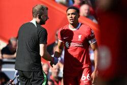 Trent Alexander-Arnold has likely suffered hamstring injury, says Jurgen Klopp