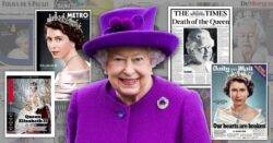 How the Queen’s death was covered on front pages around the world