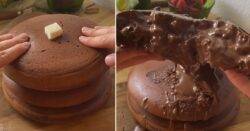 Love supersizing desserts? Try this six-ingredient giant Nutella pancake recipe