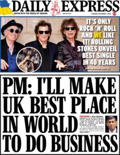 Daily Express – PM: I’ll make UK best place in the world to do business