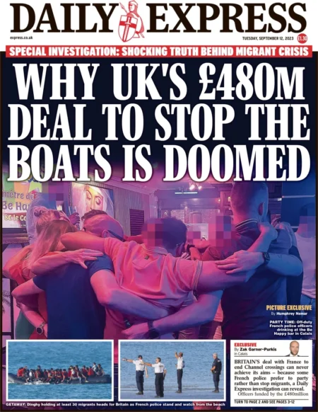 Daily Express – Why UK’s £480m deal to stop the boats is doomed 