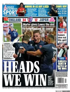 The Back Pages: Express Sport – Heads we win 