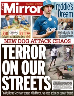 Daily Mirror – Terror on our streets