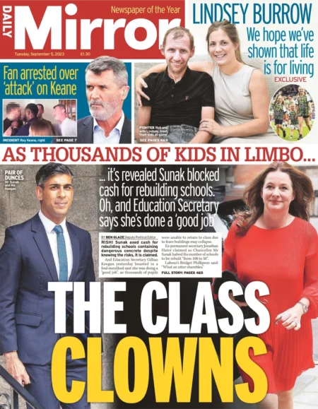 Daily Mirror – The class clowns 