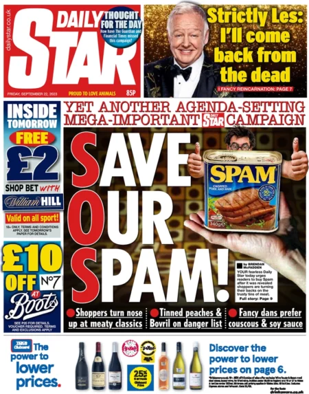 Daily Star – Save Our Spam 