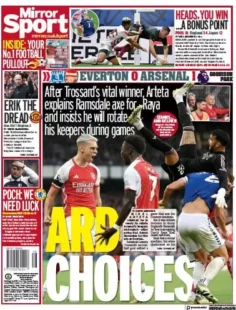 The Back Pages: Mirror Sport – Ard choices