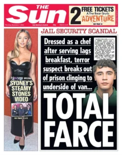 The Sun – Jail Security Scandal: Total Farce 