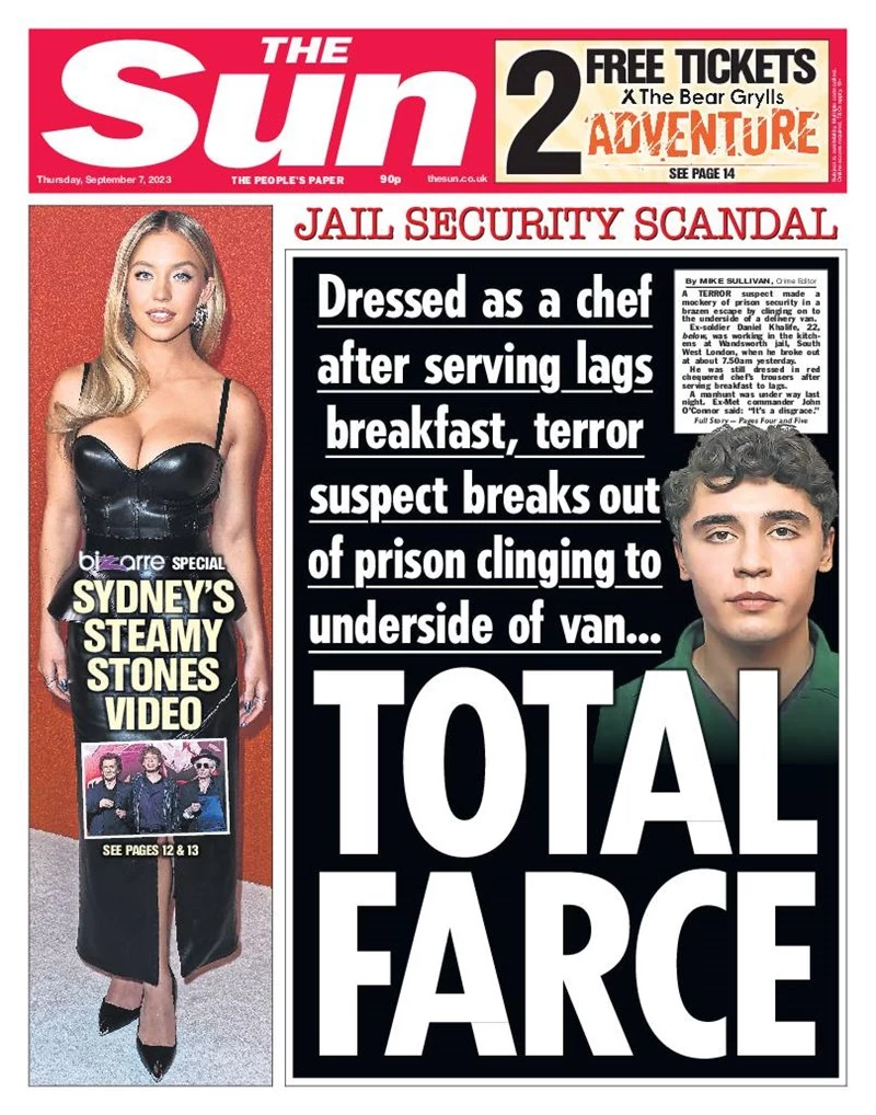 The Sun - Jail Security Scandal: Total Farce