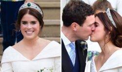 Princess Eugenie wore enchanting wedding tiara which made her eyes pop