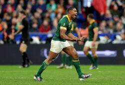 South Africa survive 14-man New Zealand fightback to retain Rugby World Cup crown