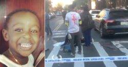 Boy scootering to school struck dead by tow truck in front of his mum