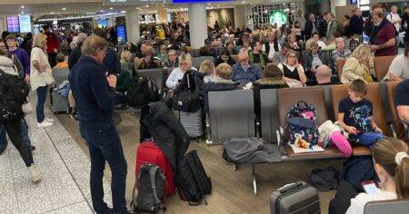 Chaos at Bristol Airport with flights grounded after A38 crash