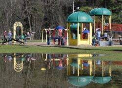 Two youths charged with dousing playground slides with acid, injuring four children