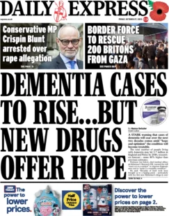 Daily Express – Dementia cases to rise but new drugs offer hope 