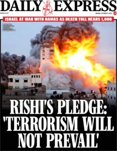 Daily Express – Rishi’s pledge: “Terrorism will not prevail” 