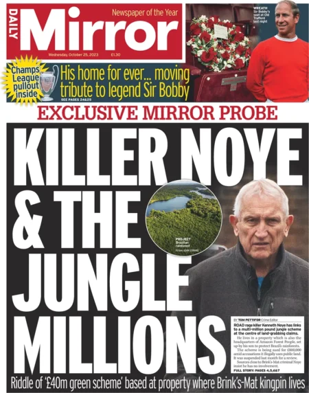 Daily Mirror – Killer Noye & the Jungle Millions 