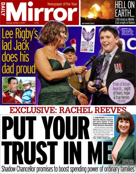 Daily Mirror – Put your trust in me