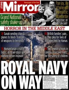 Daily Mirror – Royal Navy On Way 