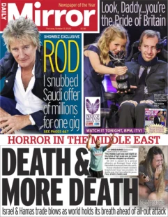 Daily Mirror – Horror In The Middle East: Death And More Death 