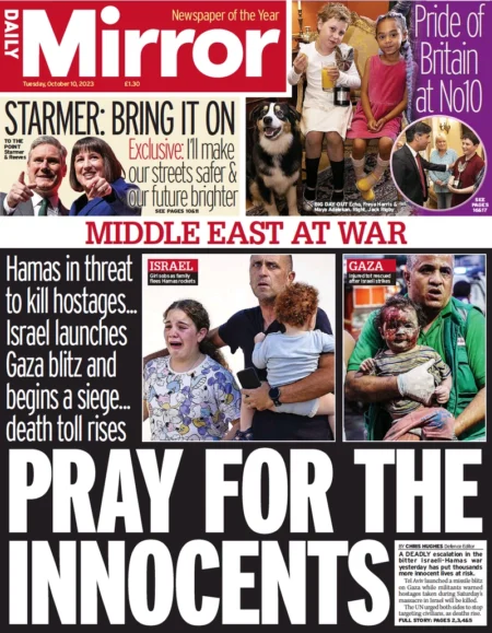 Daily Mirror – Pray for the innocents