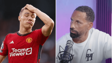 Rio Ferdinand says two Manchester United players are holding Rasmus Hojlund back