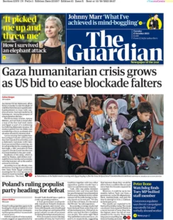 The Guardian – Gaza humanitarian crisis grows as US bid to ease blockade falters