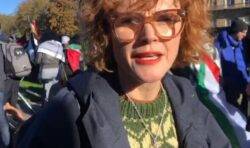 Actress Maxine Peake joins Palestine march as she echoes calls for a ceasefire in Gaza