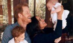 Prince Archie and Princess Lilibet wished King Charles a happy birthday via video message