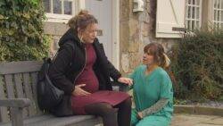 Emmerdale spoilers: Rhona fears pregnant Dawn will die