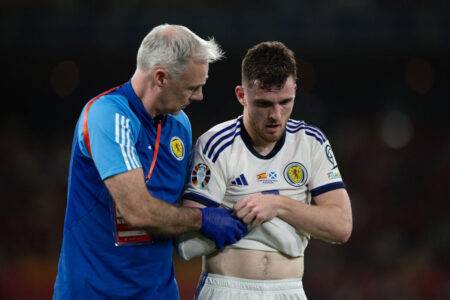 Andy Robertson provides update on shoulder injury and Liverpool availability after undergoing surgery