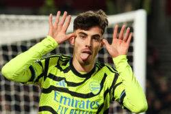 Kai Havertz sends message to Arsenal fans after winner at Brentford ends ‘tough couple of months’