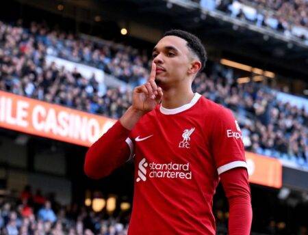 Trent Alexander-Arnold speaks out on trolling Man City fans with Liverpool goal celebration