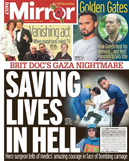 Daily Mirror – Saving lives in hell