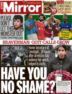 Daily Mirror – Have you no shame? 