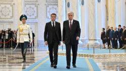 Macron in Central Asia to boost France’s profile in a region dominated by Russia, China