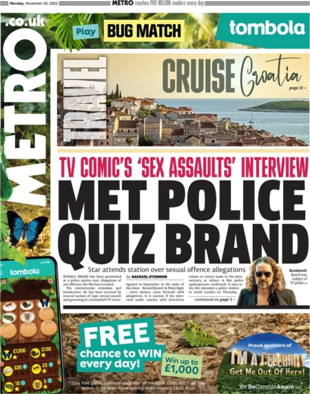 Metro – Met Police Quiz Brand 