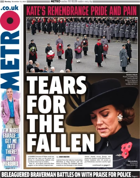 Metro – Tears for the fallen