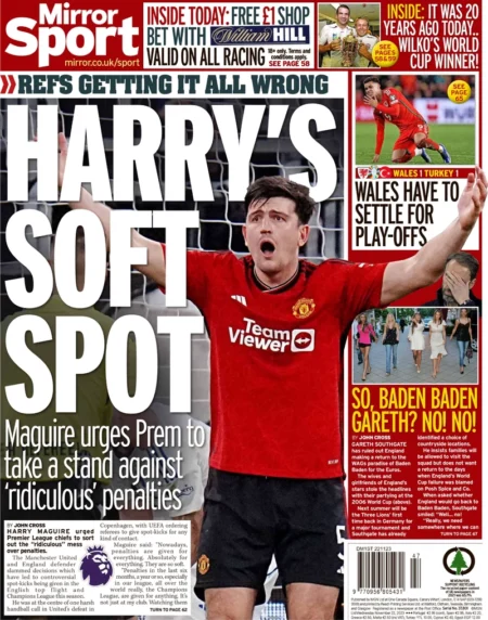 Mirror Sport – Harry’s Soft Spot