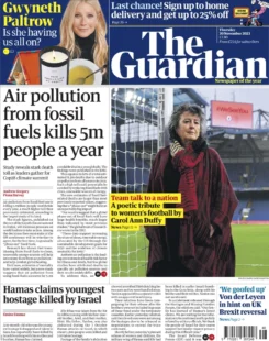 The Guardian – Air pollution from fossil fuels kills 5m people a year 